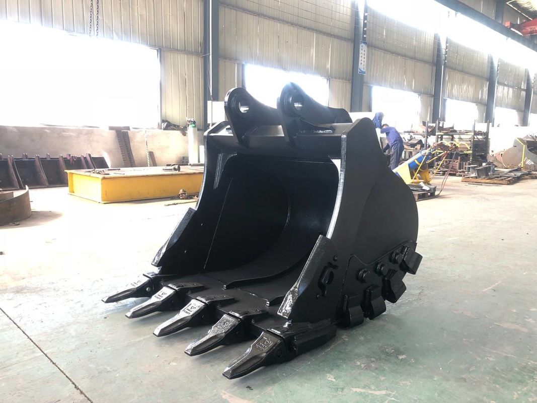 Menggali lumpur Excavator Rock Bucket Rock Gigi Untuk Excavator 1-80T
