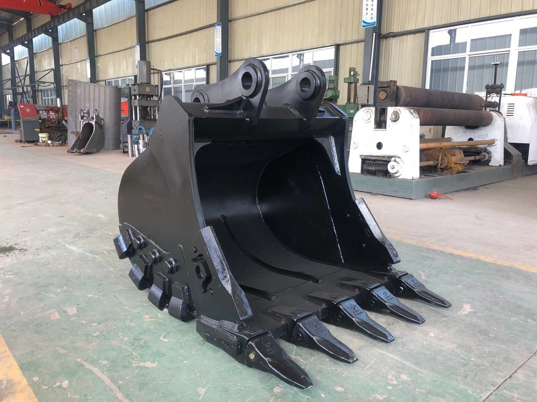 Menggali lumpur Excavator Rock Bucket Rock Gigi Untuk Excavator 1-80T