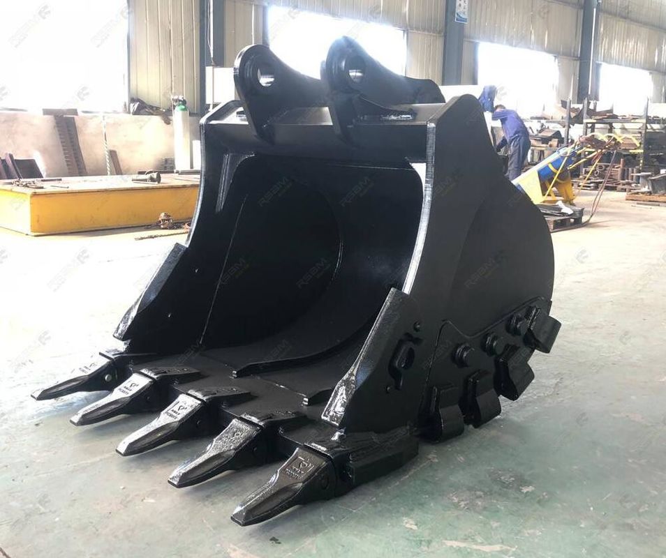 Menggali lumpur Excavator Rock Bucket Rock Gigi Untuk Excavator 1-80T