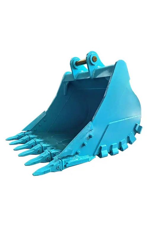1-80T Excavator Rock Bucket Q345B Q460 Rock Teeth Untuk Excavator