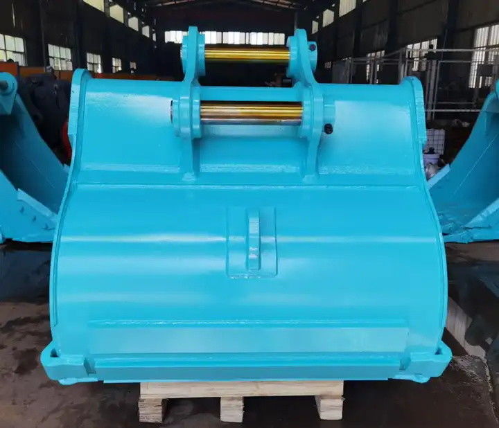 1-80T Excavator Rock Bucket Q345B Q460 Rock Teeth Untuk Excavator
