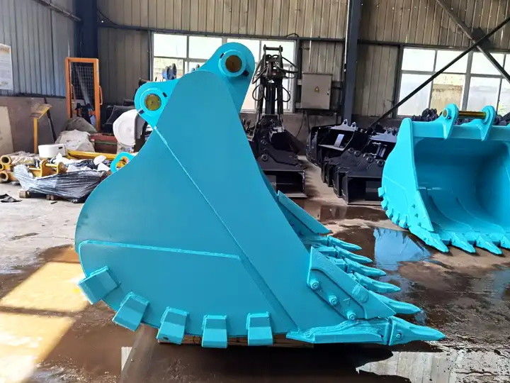 1-80T Excavator Rock Bucket Q345B Q460 Rock Teeth Untuk Excavator