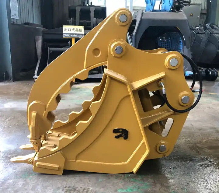Log Grab Bucket Untuk Excavator 1-50 Ton 2500mm Max Jaw Pembukaan