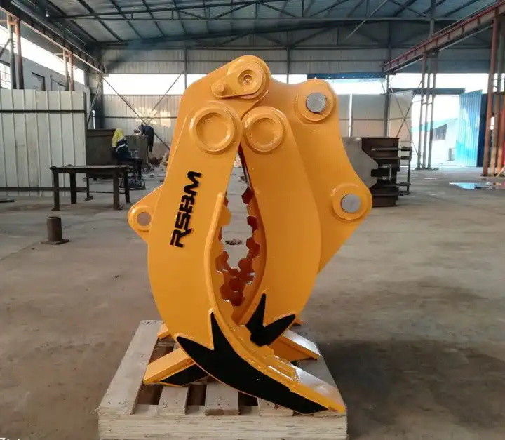 2-84 Ton Excavator Log Grapple RSBM Mechanical Grapple Untuk Traktor Kompak