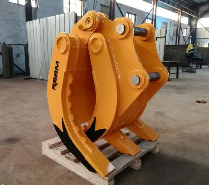 2-84 Ton Excavator Log Grapple RSBM Mechanical Grapple Untuk Traktor Kompak