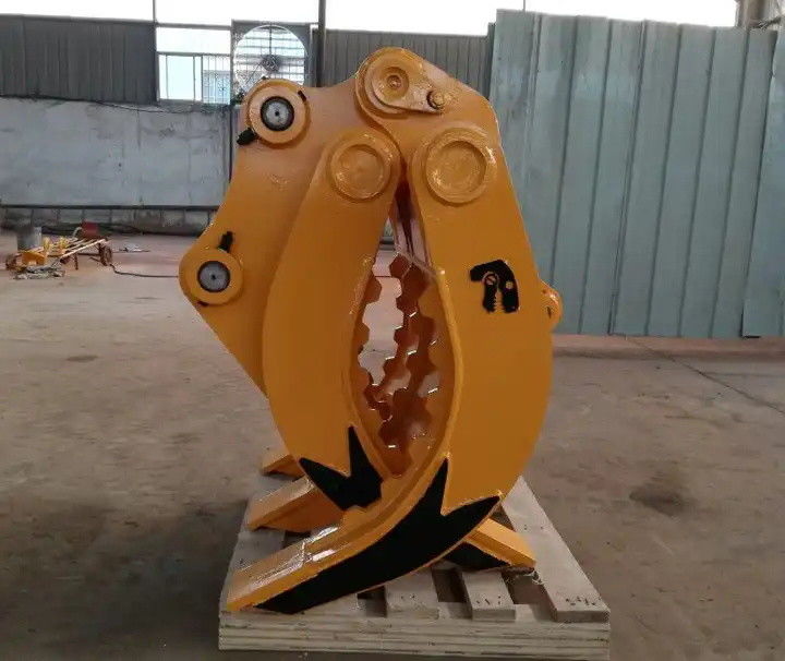 2-84 Ton Excavator Log Grapple RSBM Mechanical Grapple Untuk Traktor Kompak