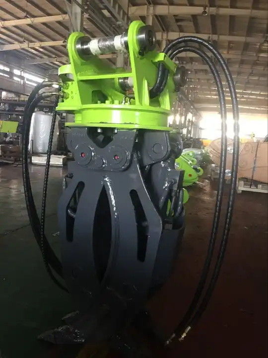 Full 360 Degree Excavator Log Grapple Hydraulic Rotator Cocok Untuk 1-45t Excavator