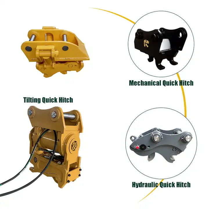 1-80 Ton Excavator Tilt Coupler untuk bengkel mesin