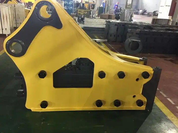 Side Type Rock Hammer Excavator 100kg-500kg Hydraulic Breaker Untuk Mini Excavator