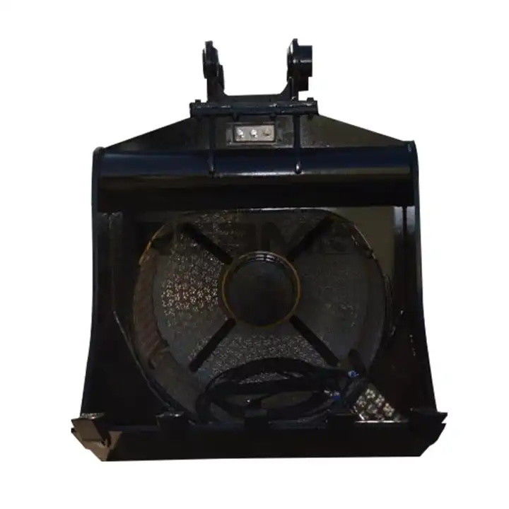 Kapasitas 0.8-3.6m3 Rotating Screening Bucket Untuk Excavator 1-50T