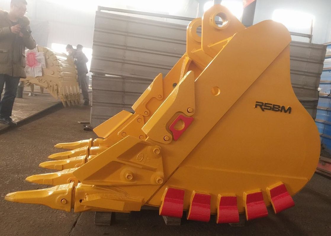 0.3-8m3 Excavator Skeleton Bucket 1200mm Lebar Untuk Pemecahan Tugas Berat