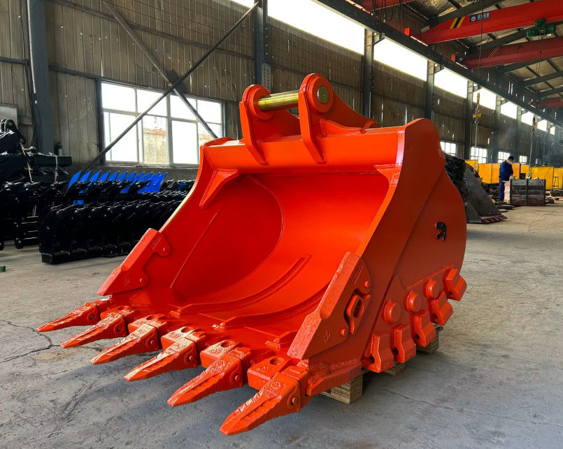 Excavator Rock Bucket dengan pegangan yang ditingkatkan untuk kinerja penanganan batuan yang unggul