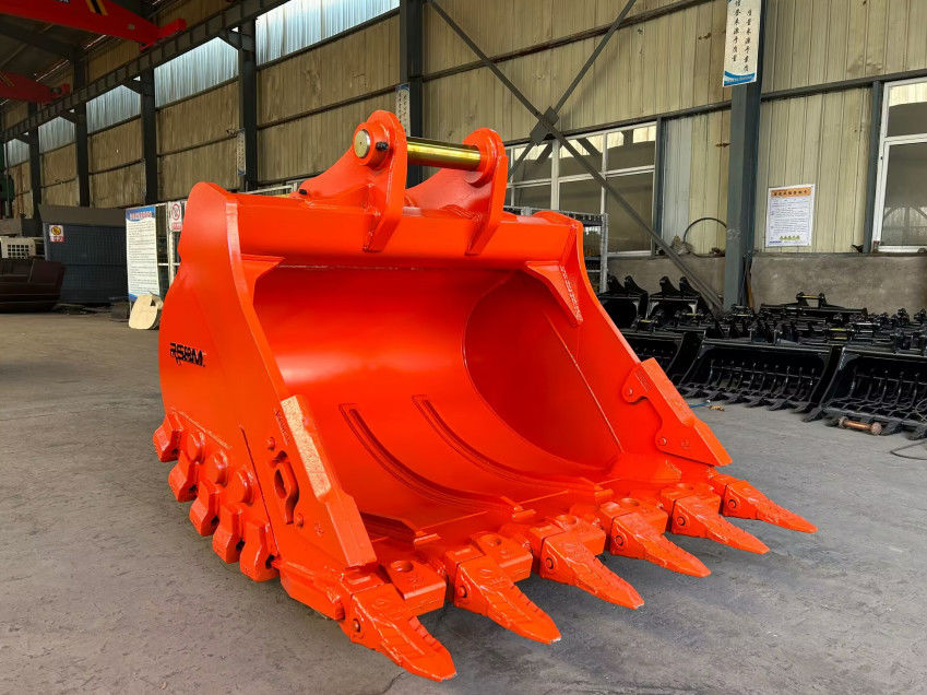 Excavator Rock Bucket dengan pegangan yang ditingkatkan untuk kinerja penanganan batuan yang unggul
