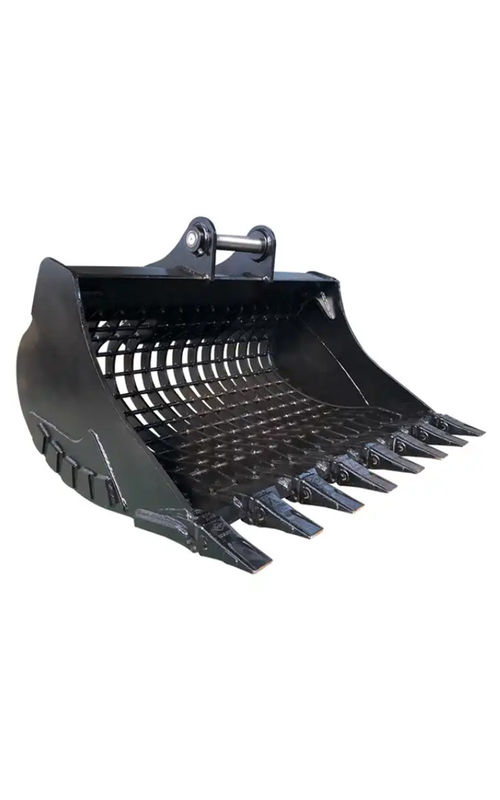 Heavy Duty Skeleton Skid Steer Bucket Untuk Pengolah Puing-puing 1-50T