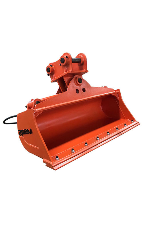 RSBM Excavator Tilting Bucket 2000mm Lebar Pengaturan Pivotal Optimum untuk Kemiringan 90 derajat