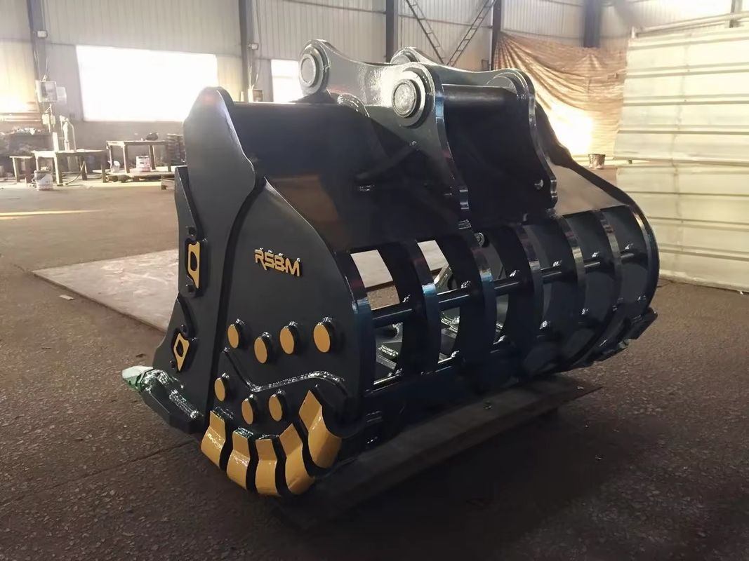 HARDOX450 1-50 ton Excavator Sieve ember untuk operasi Pertambangan