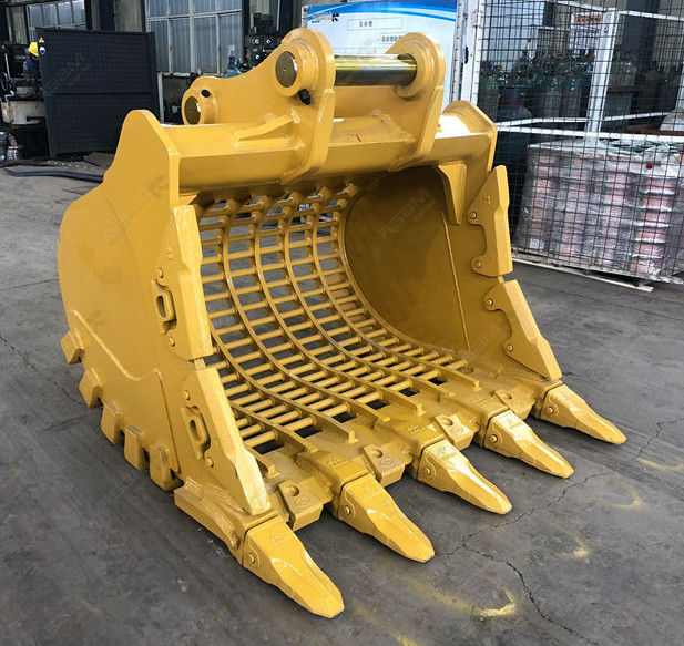Disesuaikan Excavator Skeleton Bucket untuk 1-80T Excavator Mudah dipasang