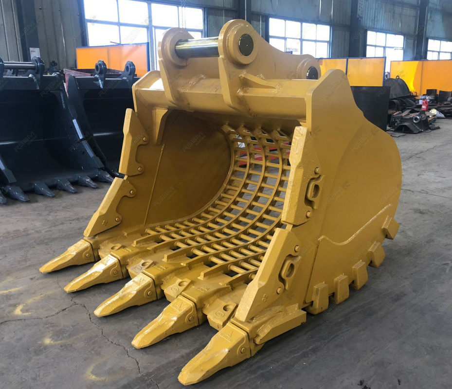 Disesuaikan Excavator Skeleton Bucket untuk 1-80T Excavator Mudah dipasang