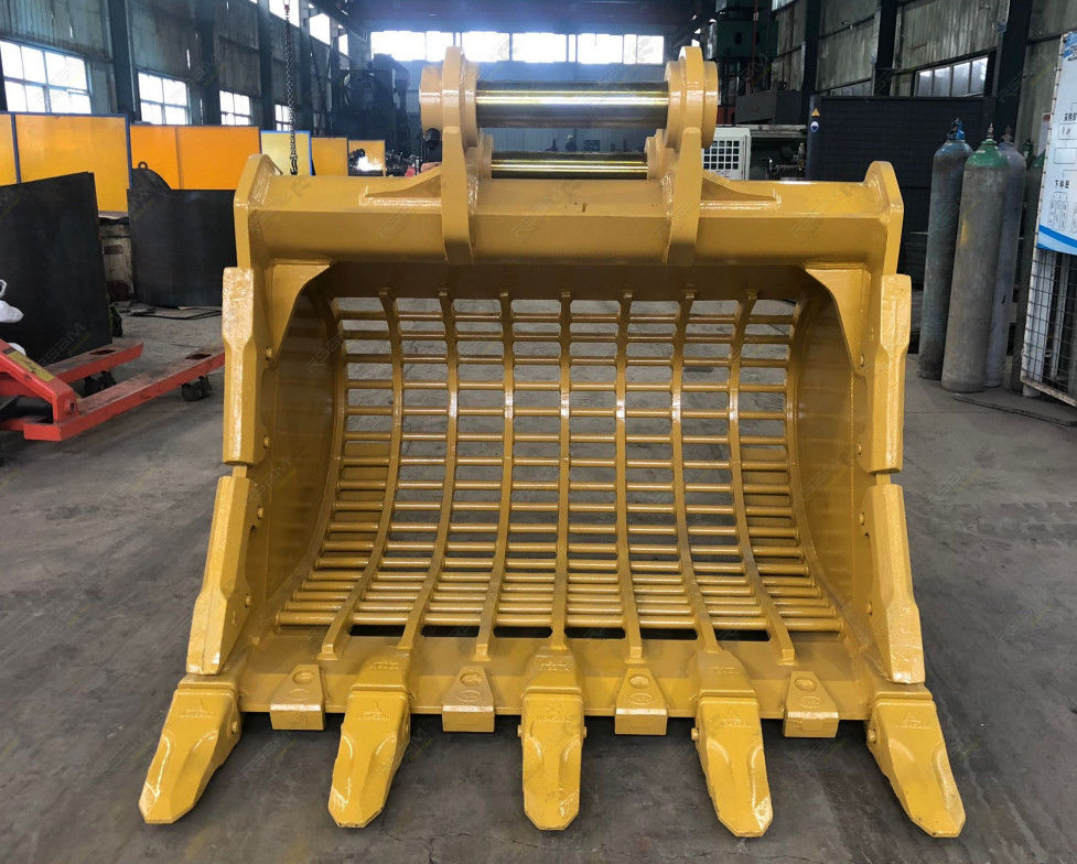 Disesuaikan Excavator Skeleton Bucket untuk 1-80T Excavator Mudah dipasang