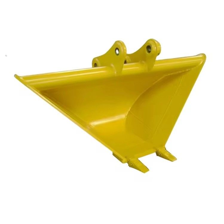 Customisable Excavator Trenching Bucket Applied Ukuran 60-90cm Lebar Atas 30cm Gigi Ganda