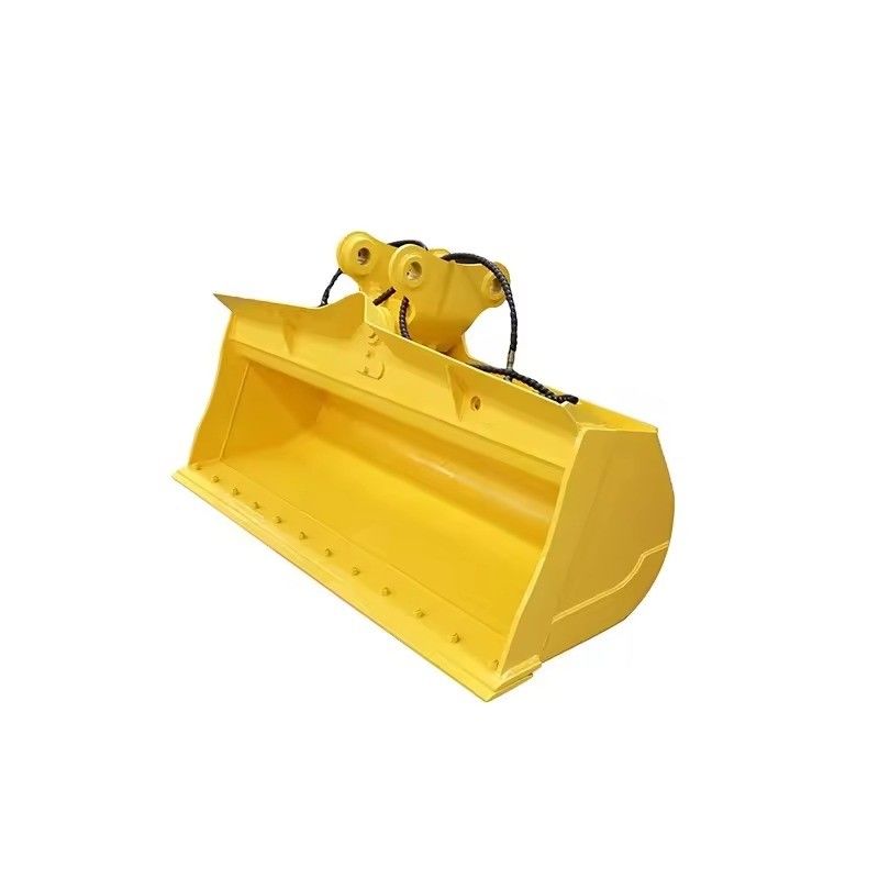 Bilah bantu mengadopsi 30MnB NM360/400 Excavator Mud Bucket untuk Pemangkasan Slope