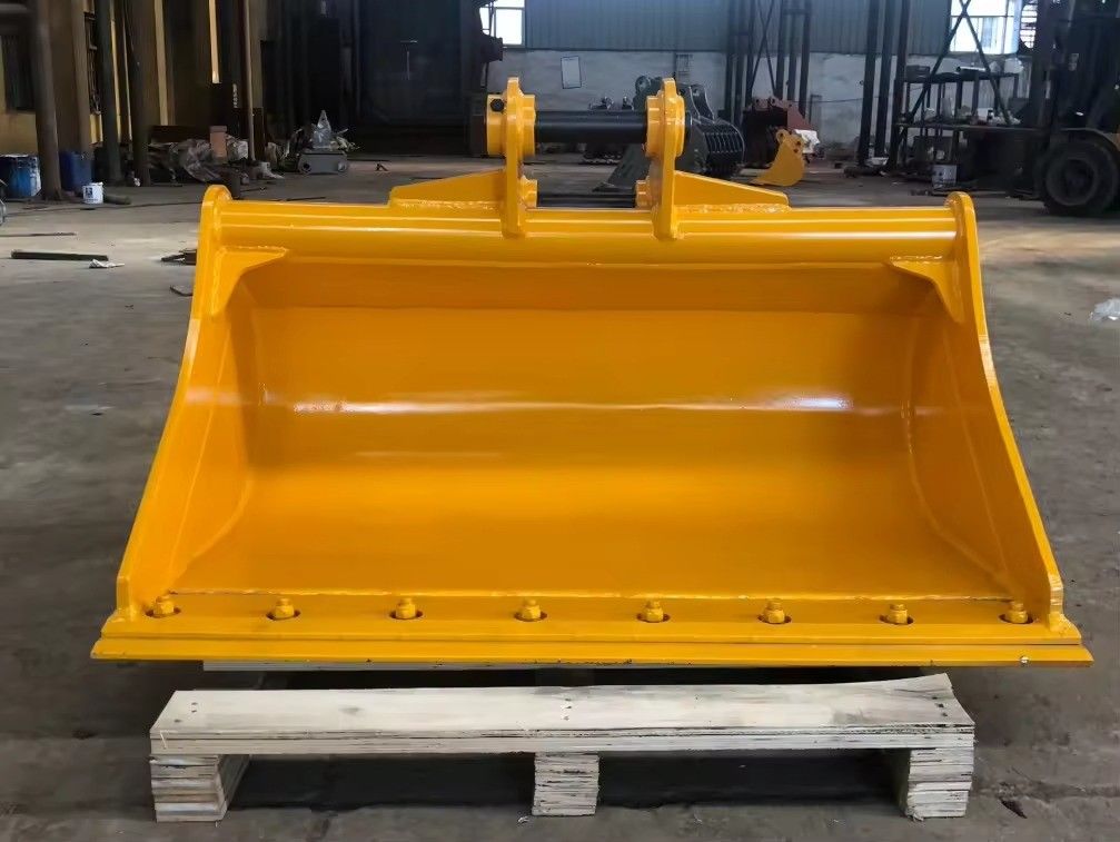 1-80t Excavator Mud Bucket dengan peningkatan kapasitas penanganan puing-puing dan bilah reversibel