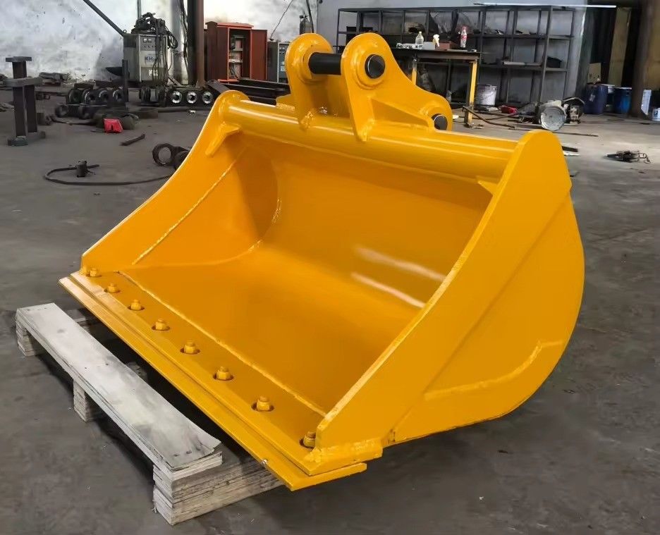 1-80t Excavator Mud Bucket dengan peningkatan kapasitas penanganan puing-puing dan bilah reversibel