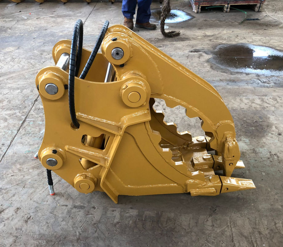 Kapasitas Grabber Besar Excavator Dig Grapple Bucket untuk Mewarnai atau Galvanizing