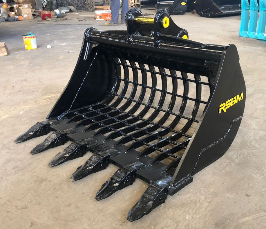RSBM OEM Service Excavator Skeleton Bucket Made Of Strength Steel Untuk Pekerjaan Konstruksi