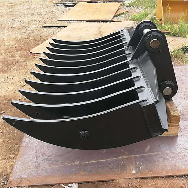 6-12 Gigi Excavator ditebang Rake pohon 250 lbs pengiriman Berat Desain serbaguna