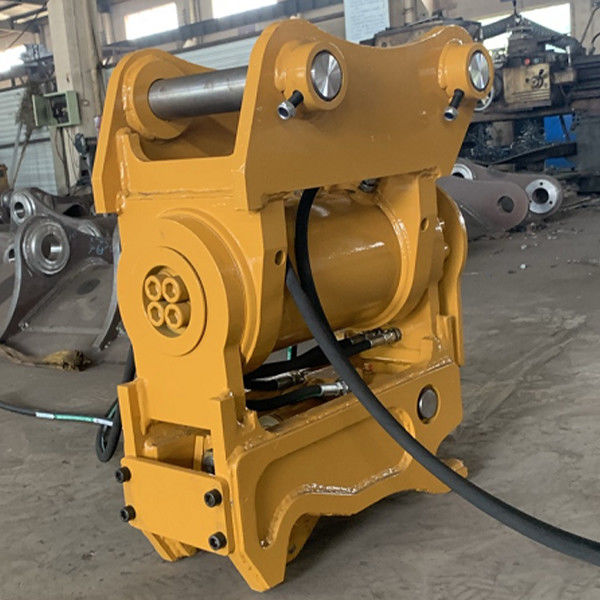 Hydraulic Tilting Coupler dan 90 derajat Tilt Angle untuk Mini Excavator Bucket Connector